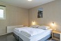 Schlafzimmer des behindertengerechtes Ferienhauses für 2 Personen in Den Haag und Holland
